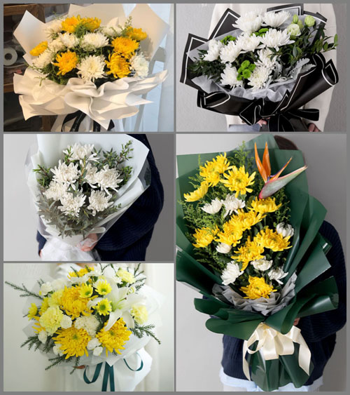 福建漳州平和县霞寨镇白事花束代送
